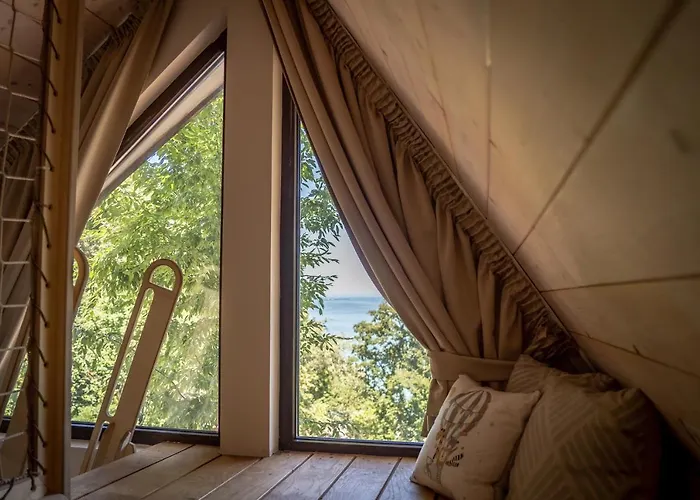 къщички синьо лято, черноморец - - Blue Summer