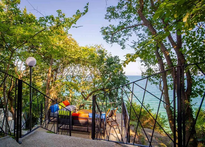 къщички синьо лято, черноморец - - Blue Summer Holiday home *